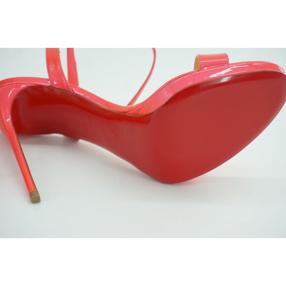 Christian Louboutin Loubi Queen Ankle Strappy Sandals Size 40 10 Pink $875 NIB - Picture 9 of 12